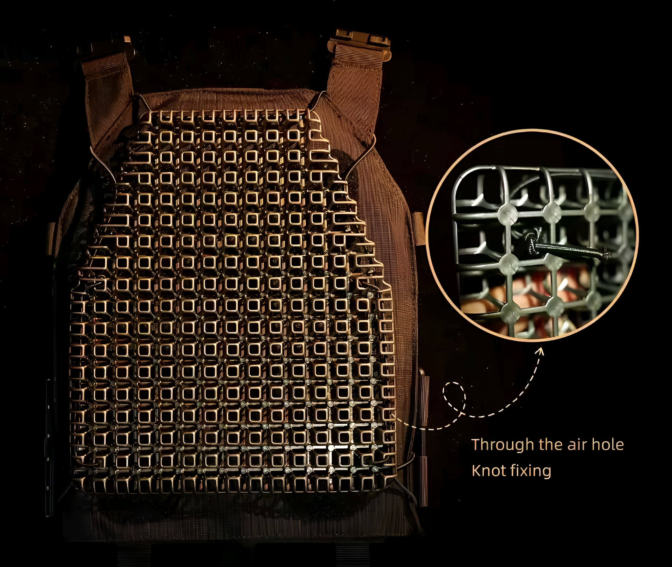(Normal) Tactical 3D Plate Carrier Breathable Liner Pad Set (2pcs)