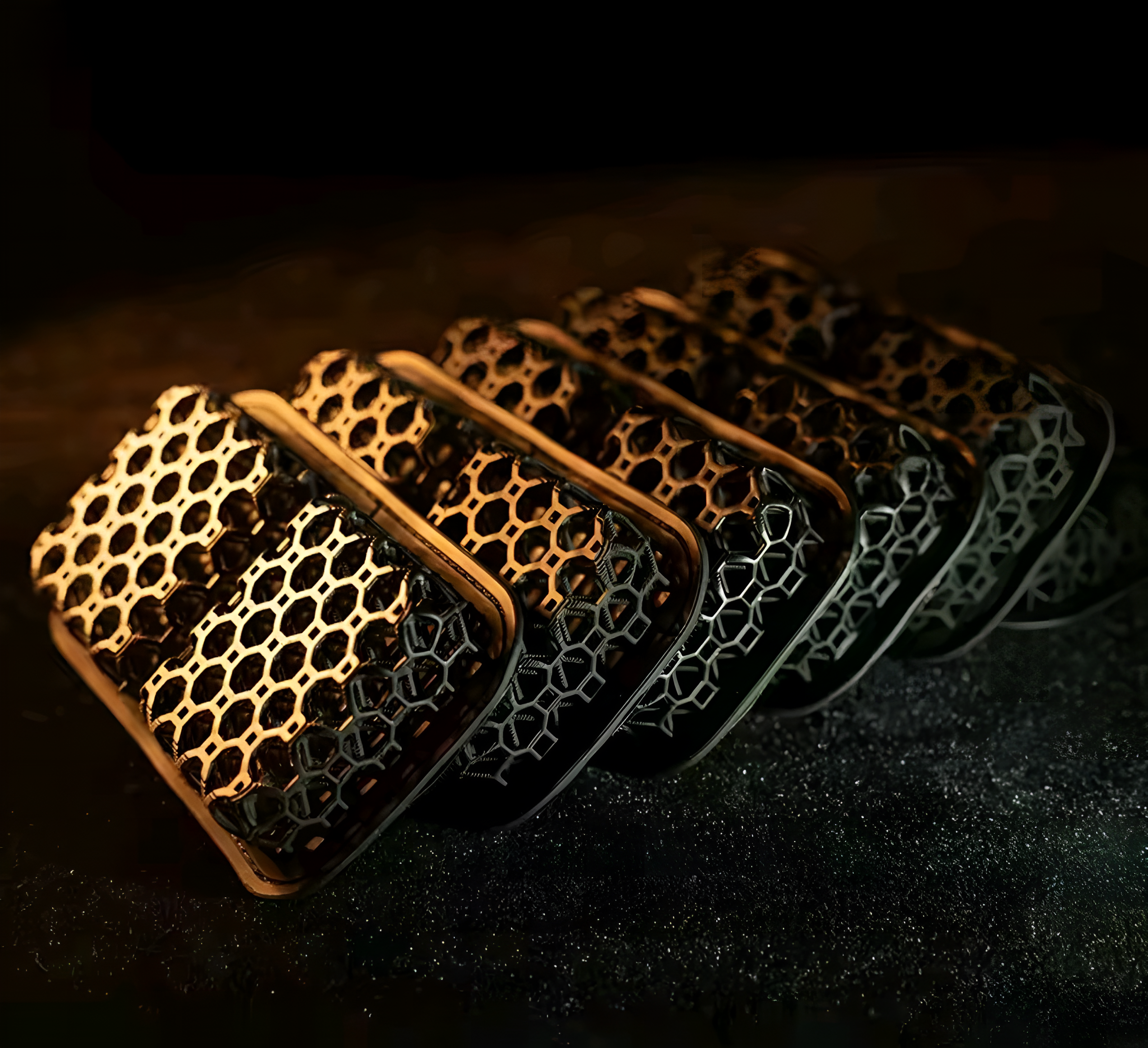 Tactical 3D Plate Carrier Breathable Square Liner Pads (4/8pcs)