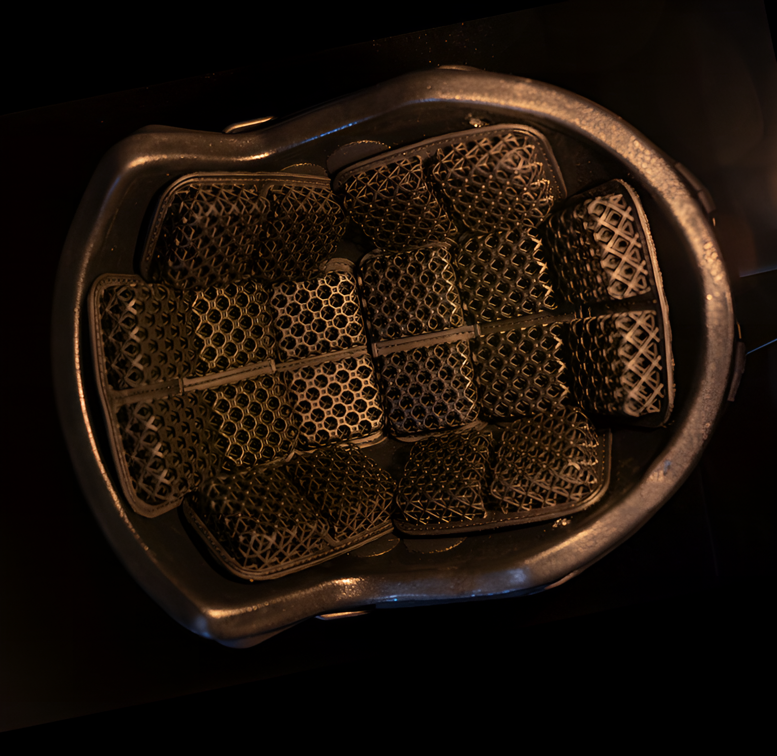 Tactical 3D Lettice Bulletproof Helmet Square Pad Lining (10pcs)