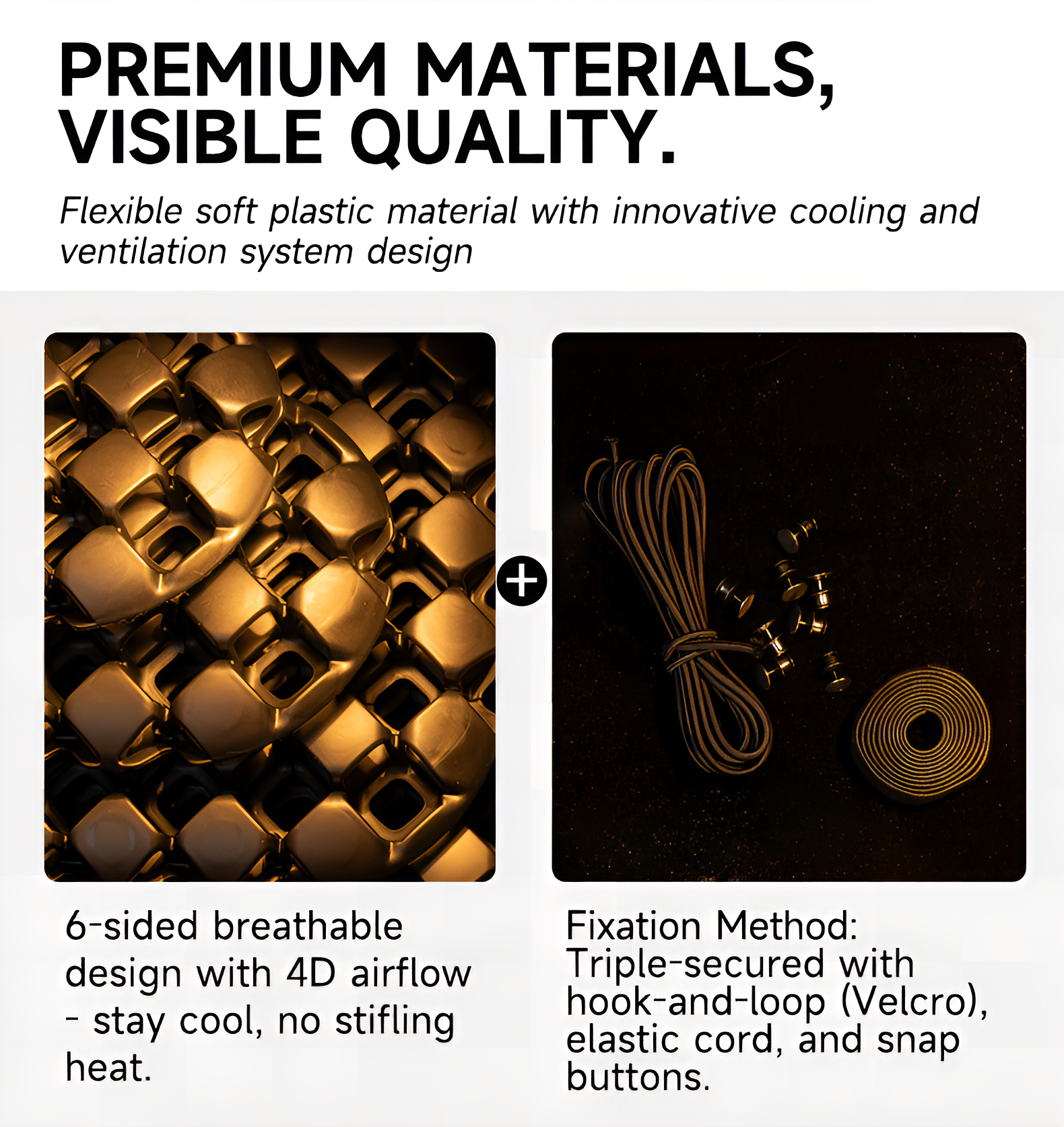 (Premium) Tactical 3D Plate Carrier Breathable Liner Pad Set (2pcs)