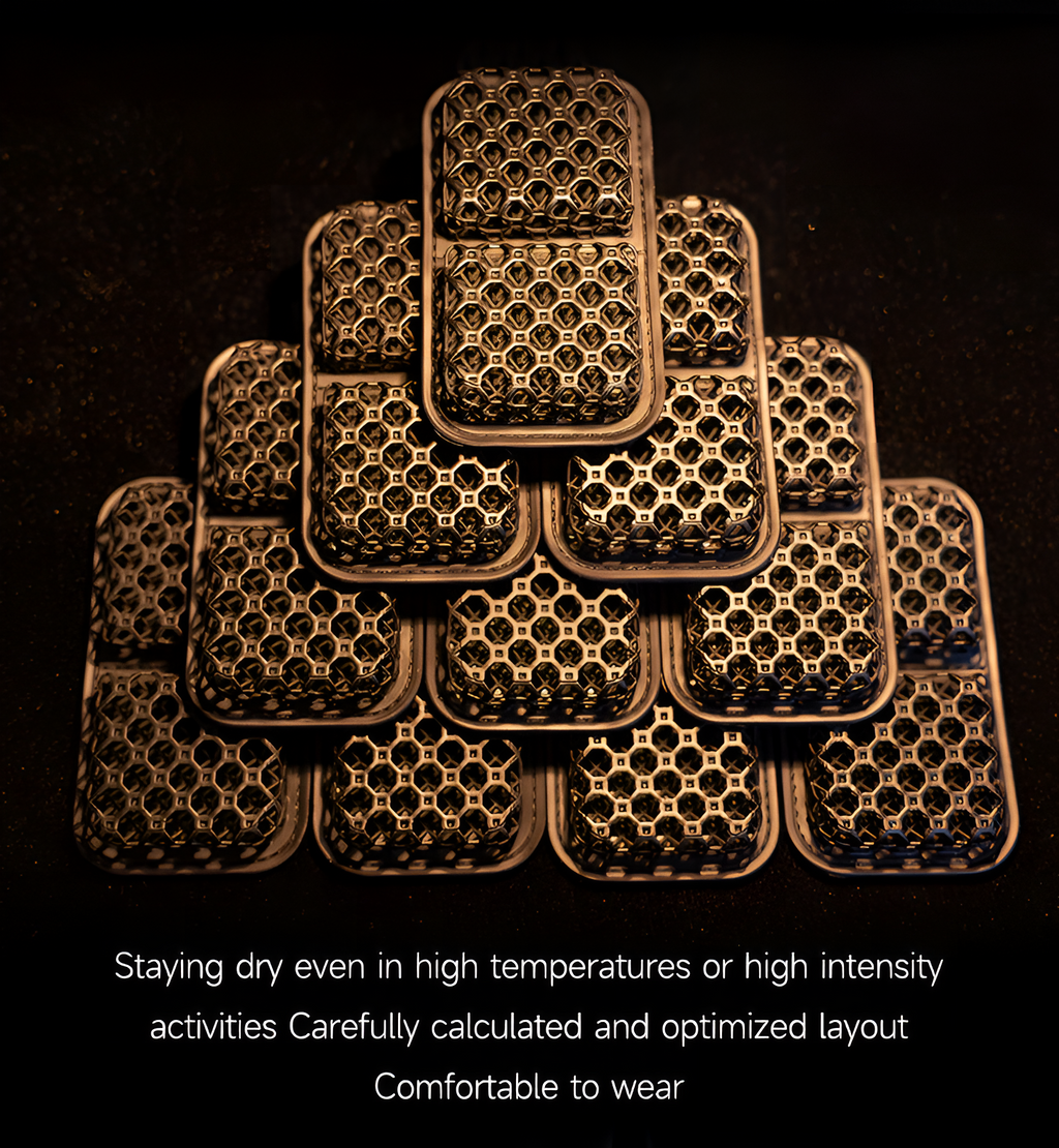 Tactical 3D Lettice Bulletproof Helmet Square Pad Lining (10pcs)