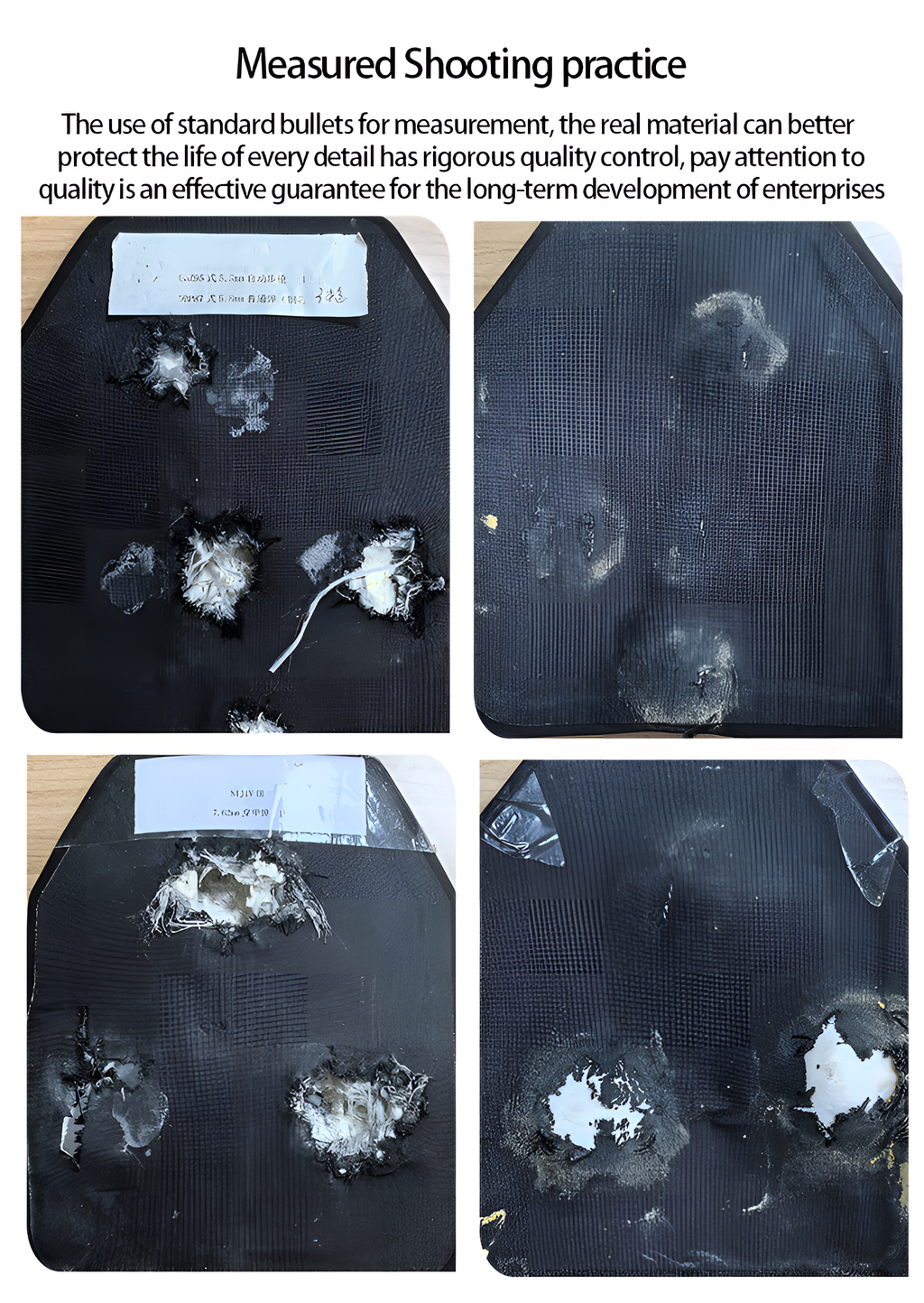 25x30cm NIJ IV Alumina Bulletproof Plates (Polyurea Coated)