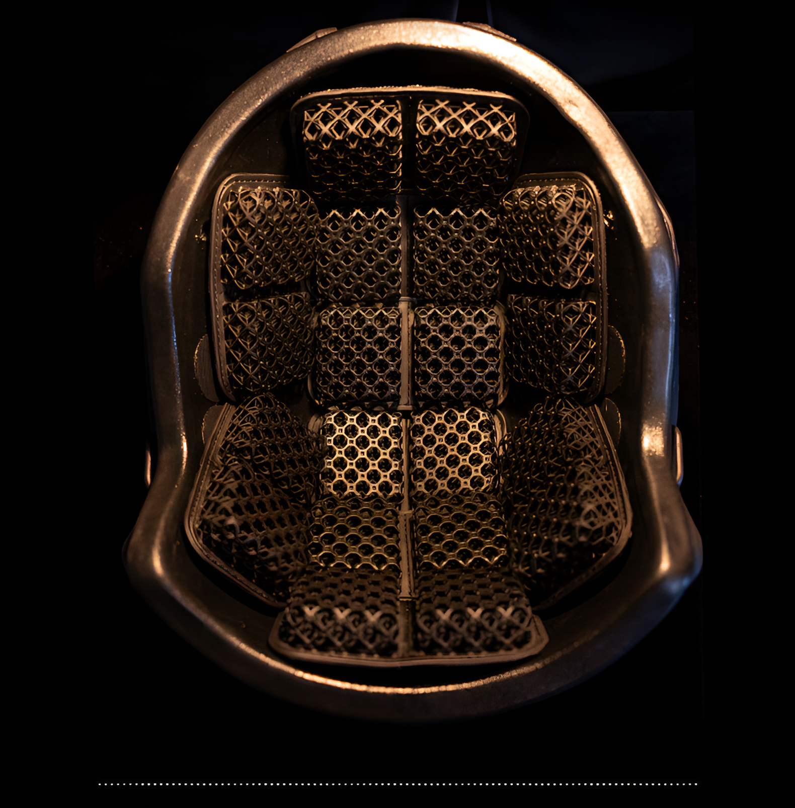 Tactical 3D Lettice Bulletproof Helmet Square Pad Lining (10pcs)