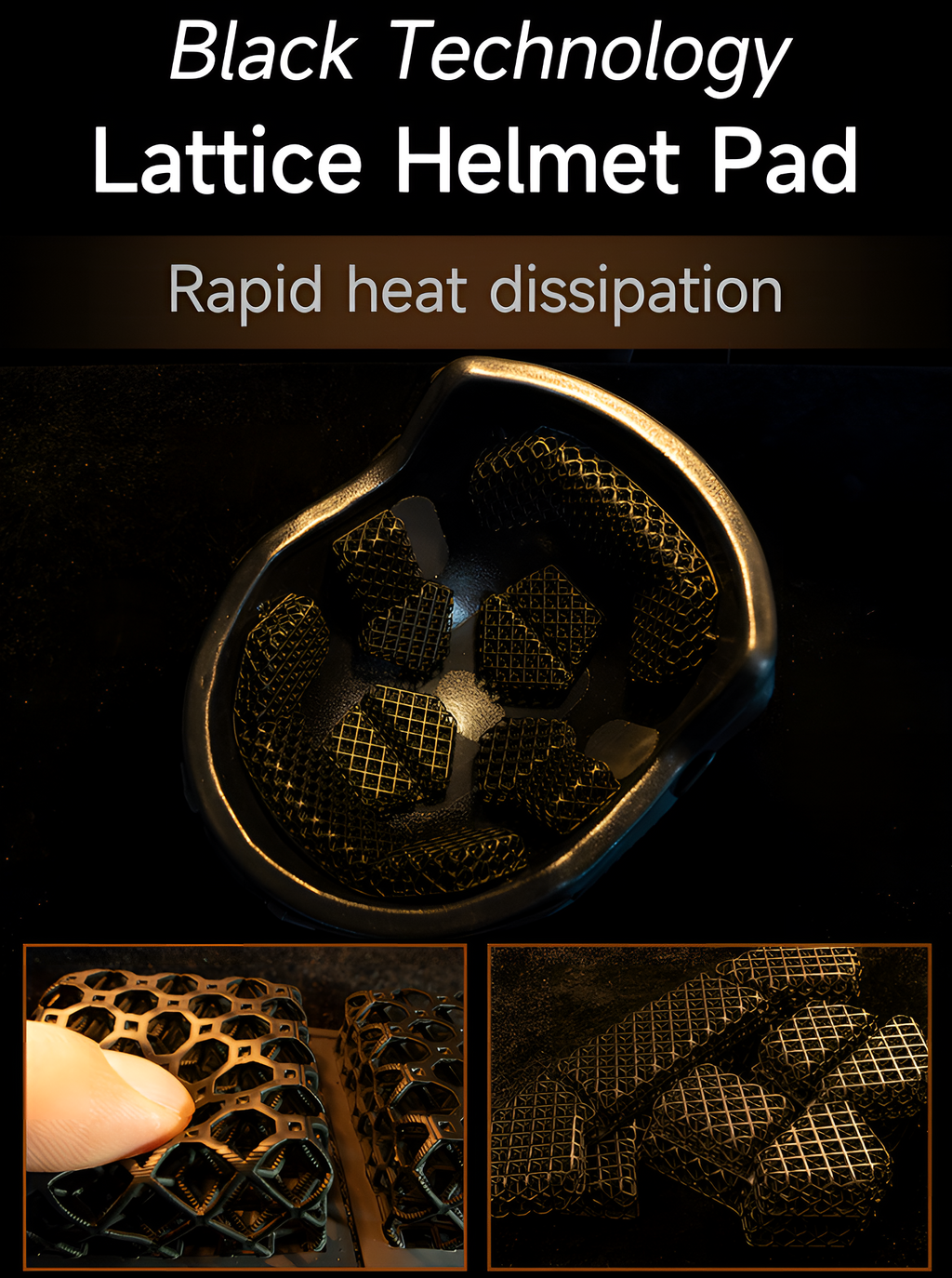 Tactical 3D Lettice Bulletproof Helmet Pad Lining