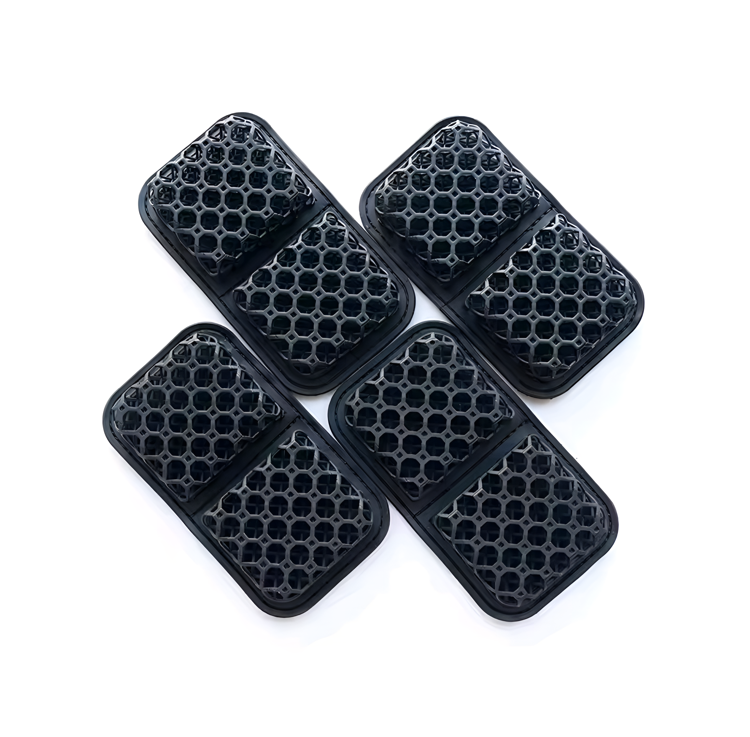 Tactical 3D Plate Carrier Breathable Square Liner Pads (4/8pcs)