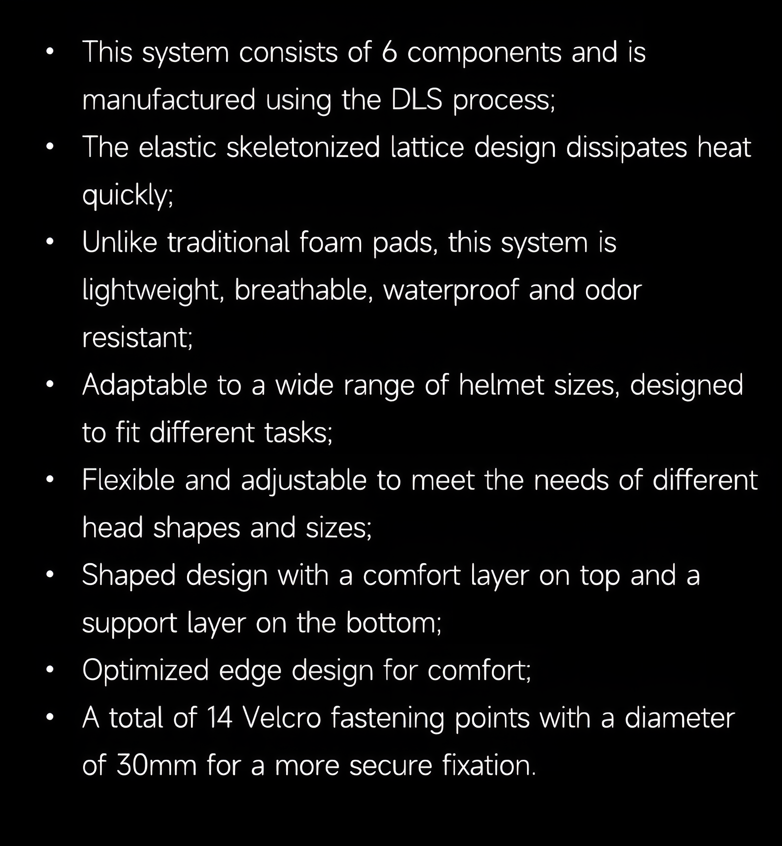 Tactical 3D Lettice Bulletproof Helmet Pad Lining