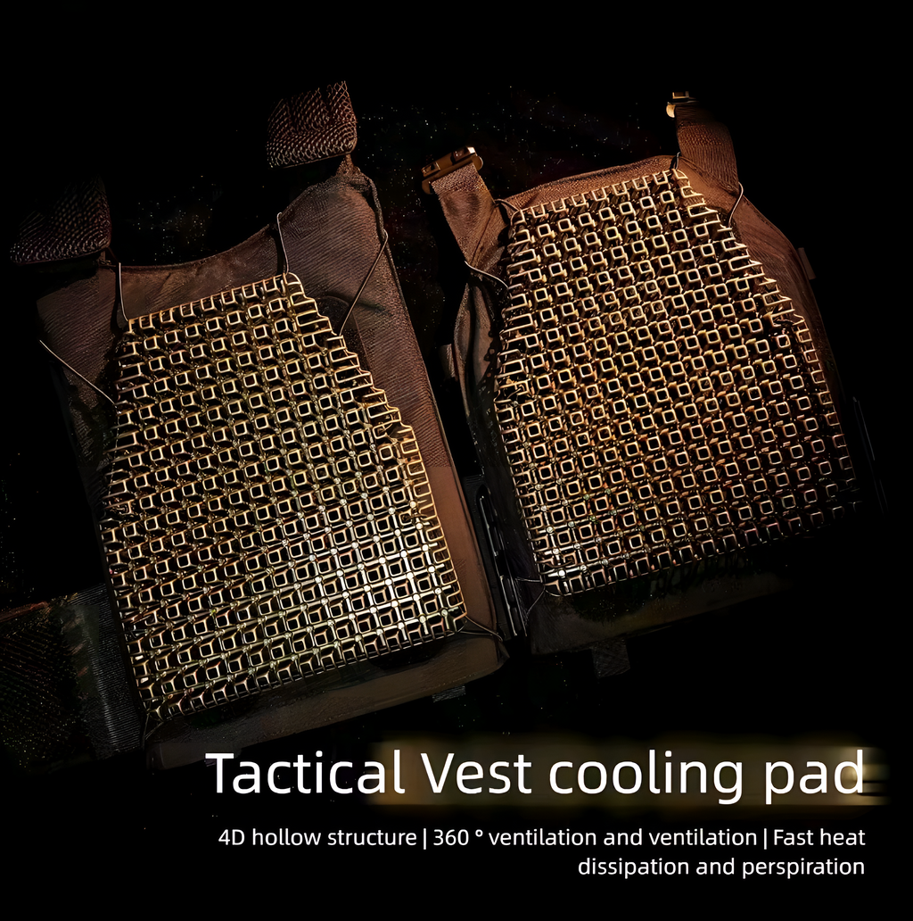 (Normal) Tactical 3D Plate Carrier Breathable Liner Pad Set (2pcs)