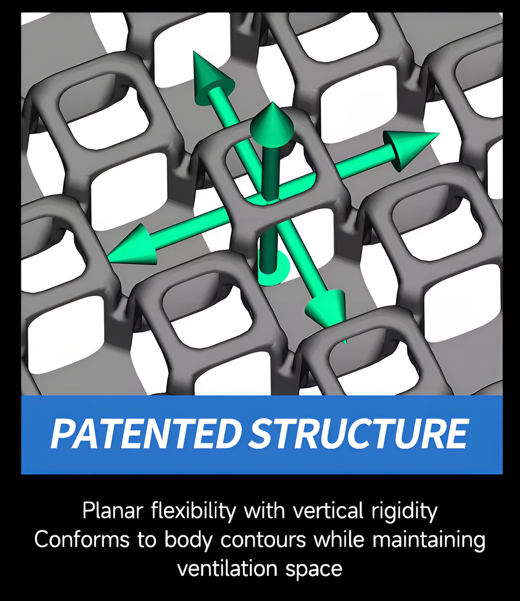 (Premium) Tactical 3D Plate Carrier Breathable Liner Pad Set (2pcs)