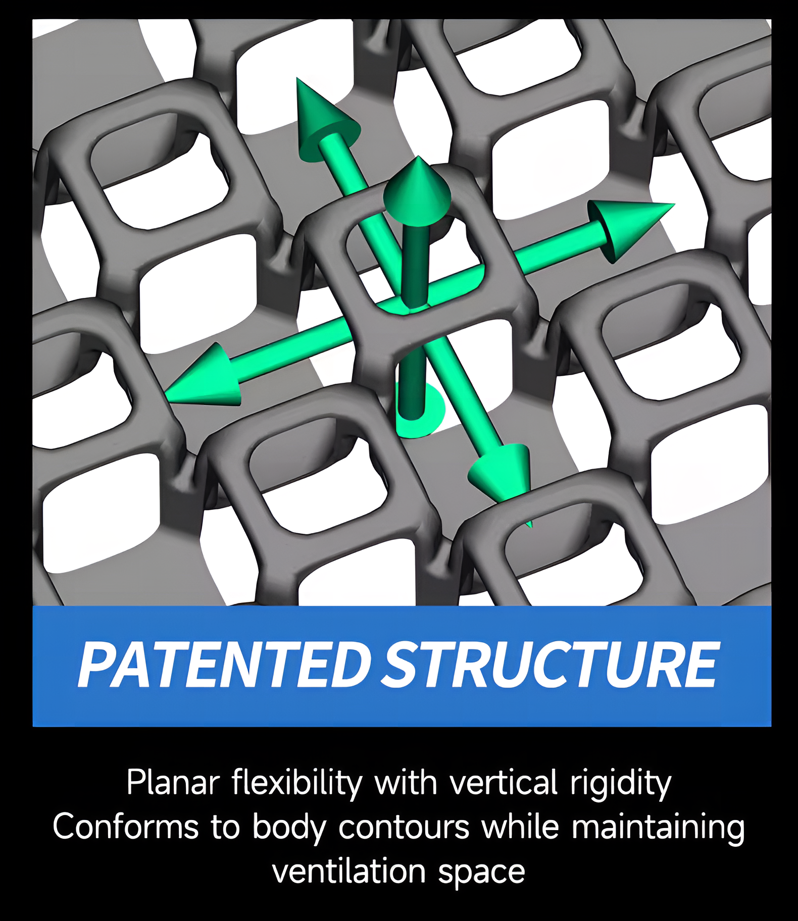 (Premium) Tactical 3D Plate Carrier Breathable Liner Pad Set (2pcs)