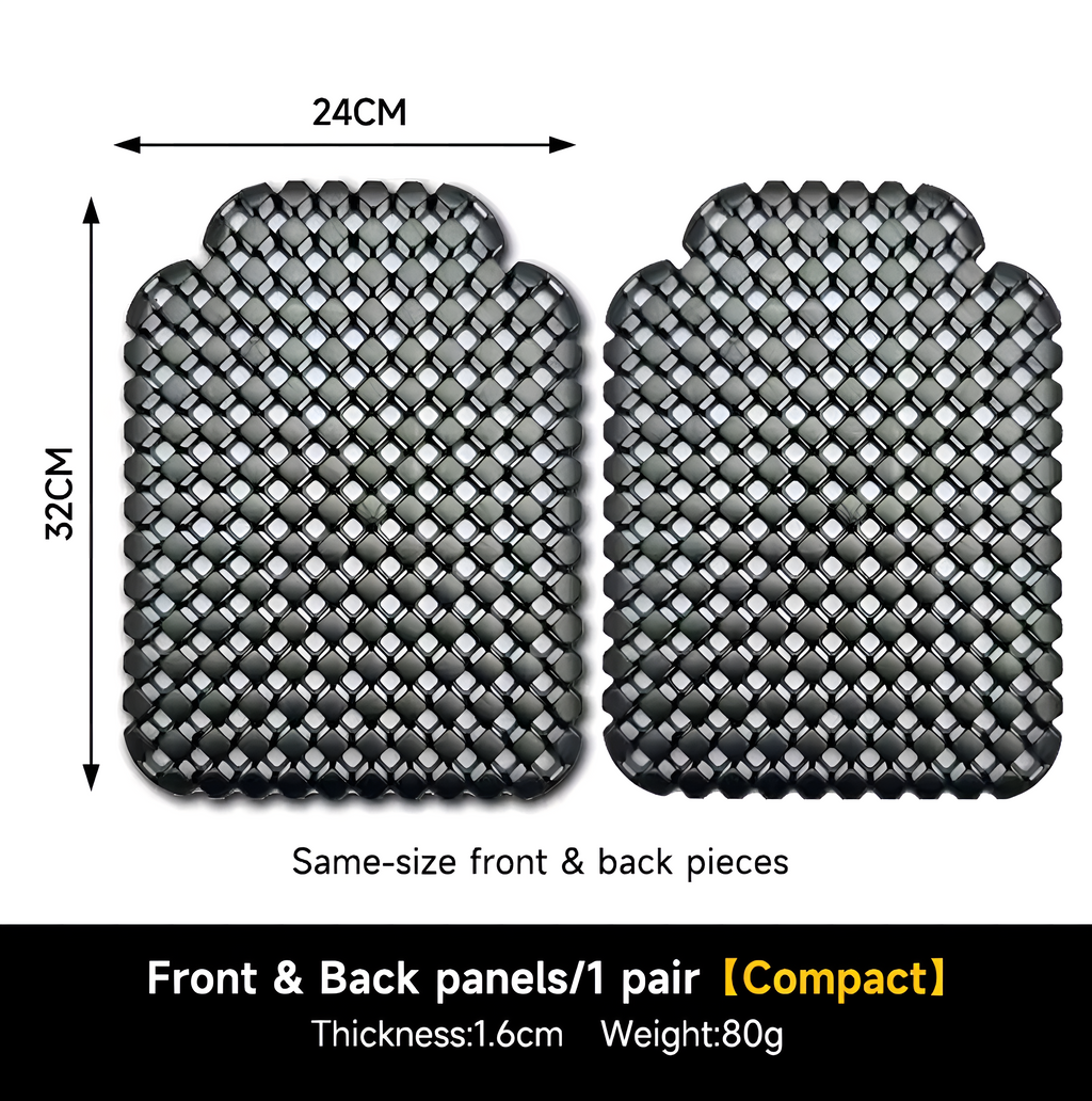 (Premium) Tactical 3D Plate Carrier Breathable Liner Pad Set (2pcs)