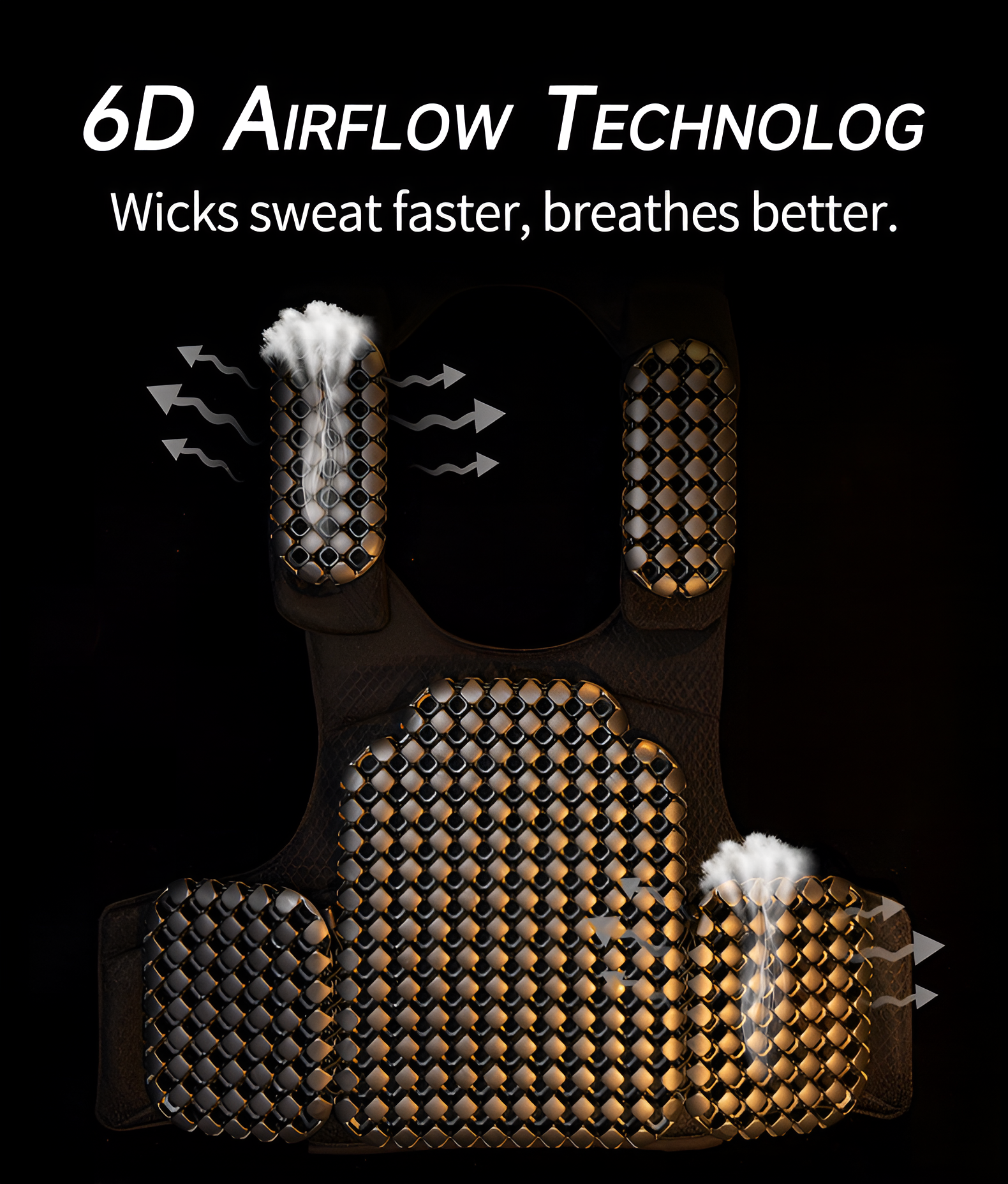 (Premium) Tactical 3D Plate Carrier Breathable Liner Pad Set (2pcs)