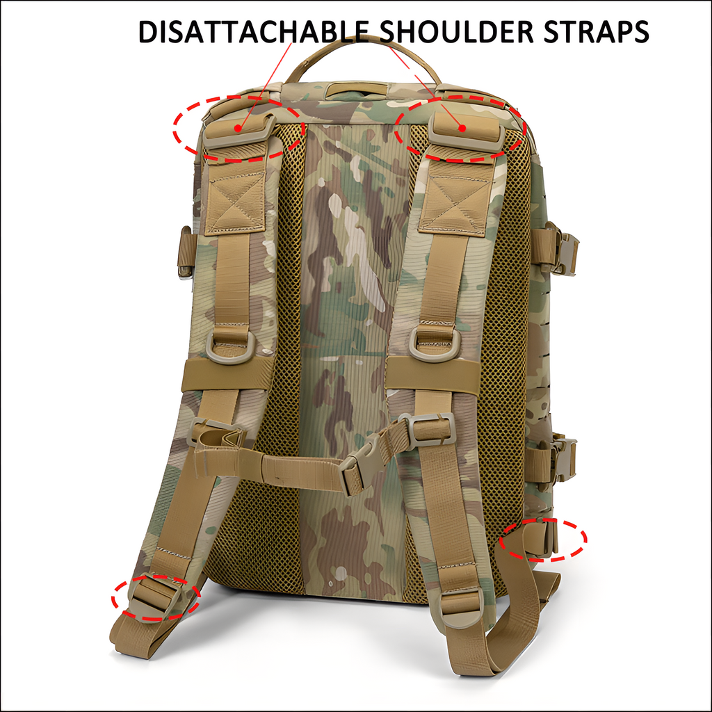 1000D Tactical Plate Carrier Backpack 12L