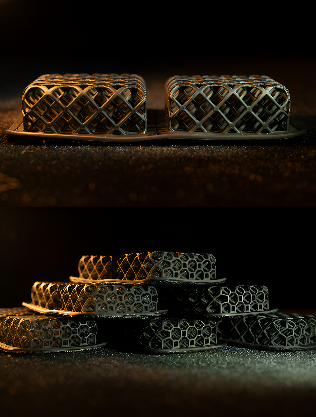 Tactical 3D Plate Carrier Breathable Square Liner Pads (4/8pcs)