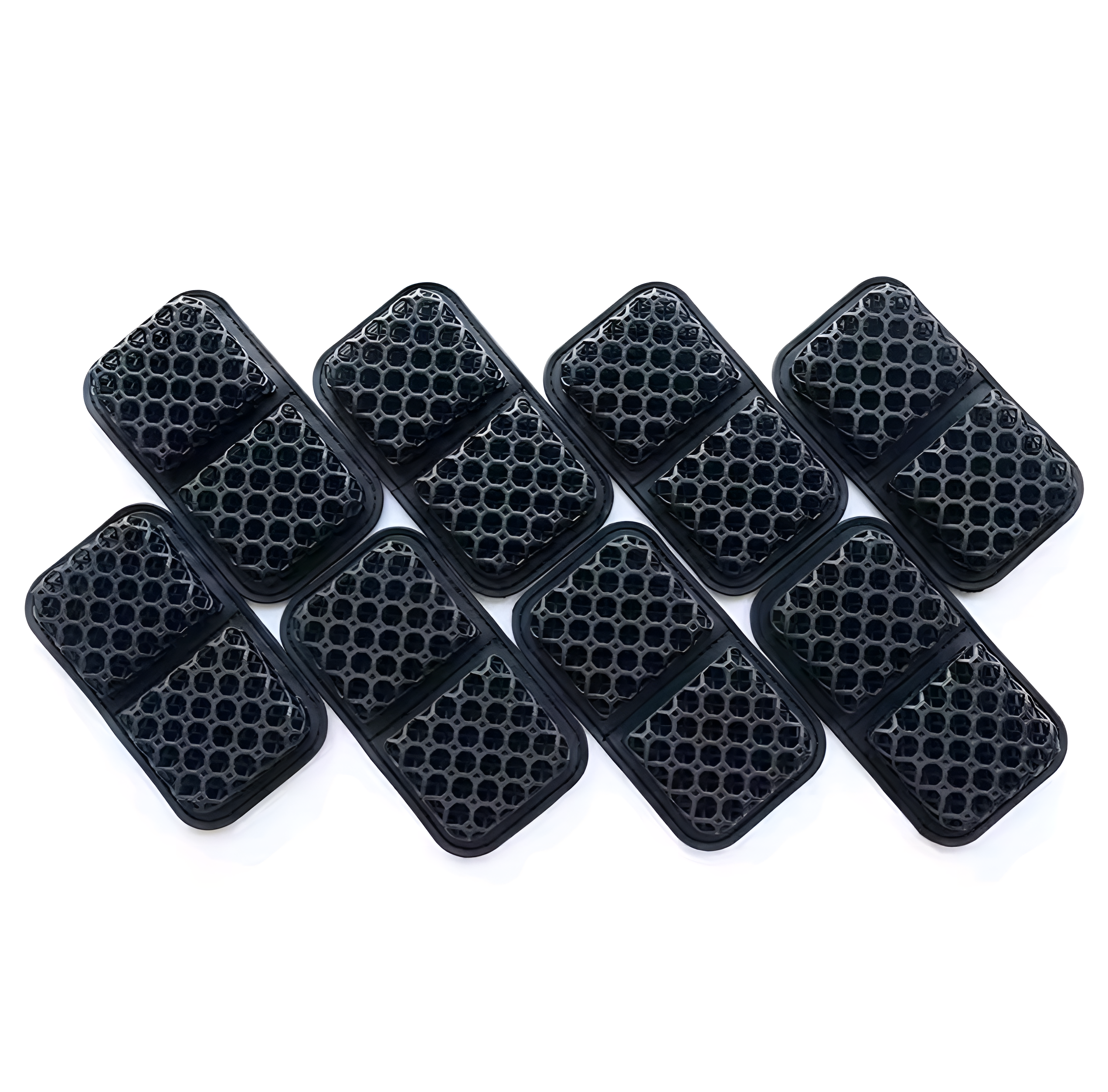 Tactical 3D Plate Carrier Breathable Square Liner Pads (4/8pcs)